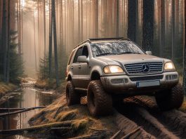 Mercedes Benz ML270 bekelėje